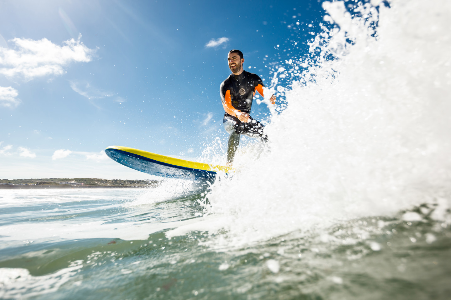 Man surfing