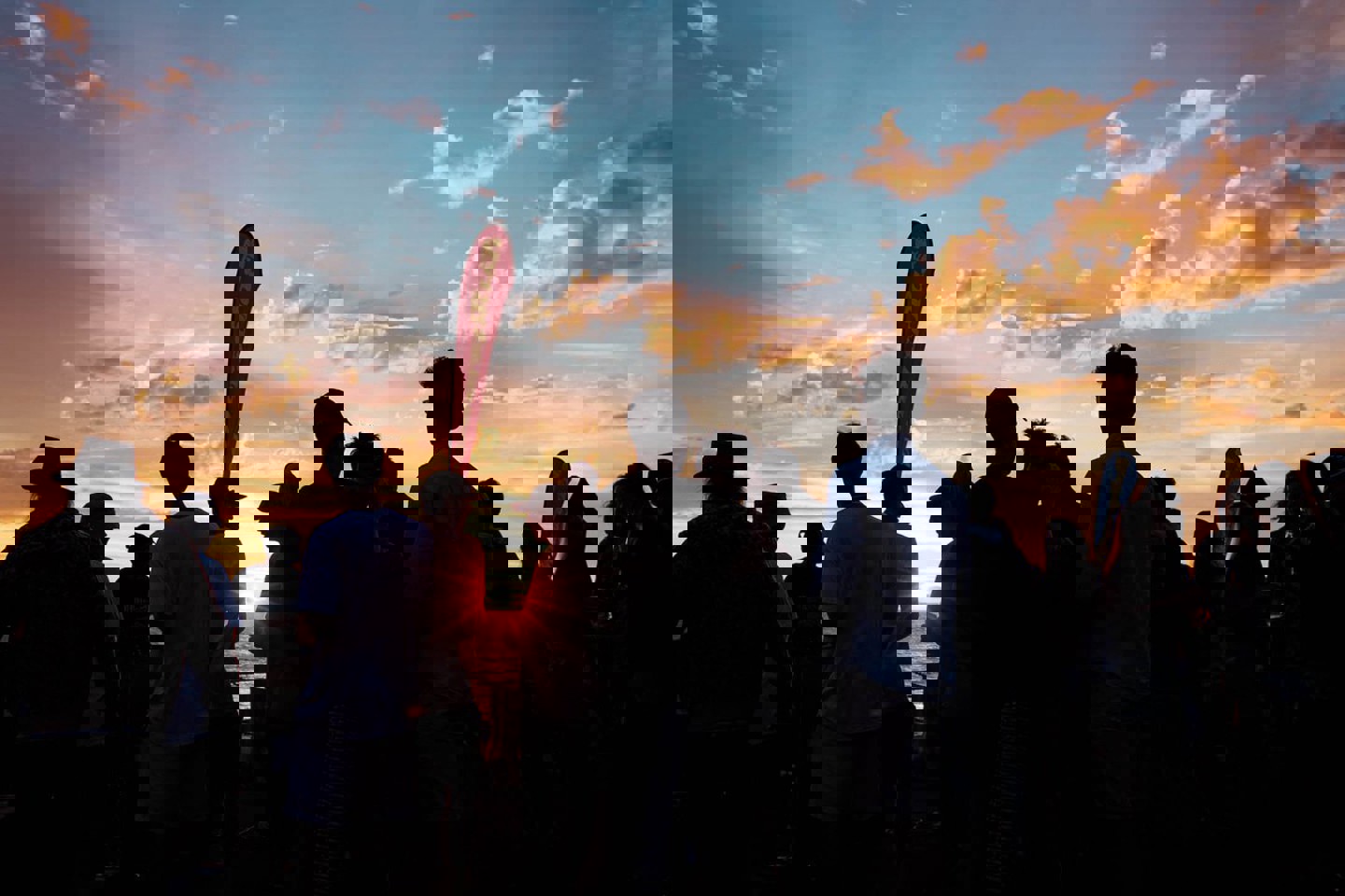 Sunset at watersplash